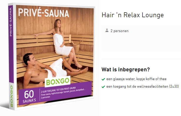 Cadeaubon voor Hair 'n relax Lounge