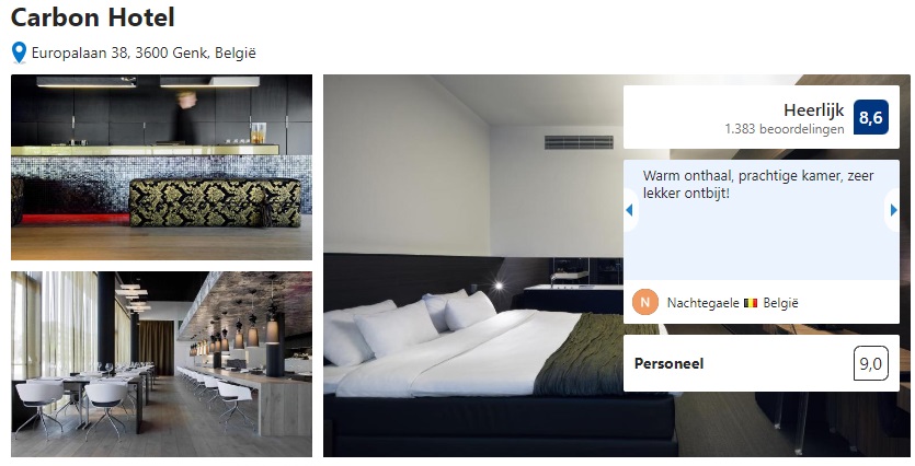 carbon hotel booking